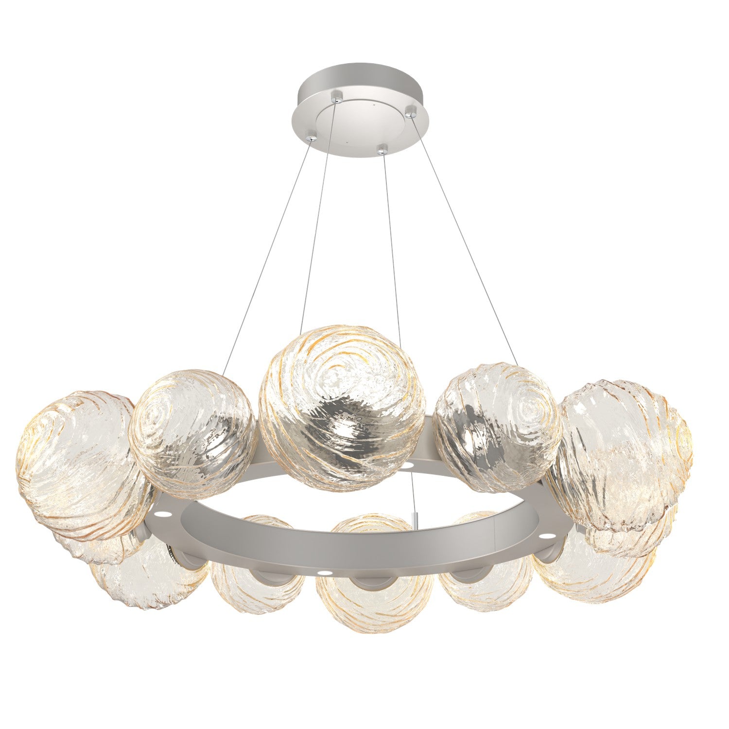 Hammerton Studio - CHB0092-39-BS-A-CA1-L3 - LED Pendant - Gaia - Beige Silver