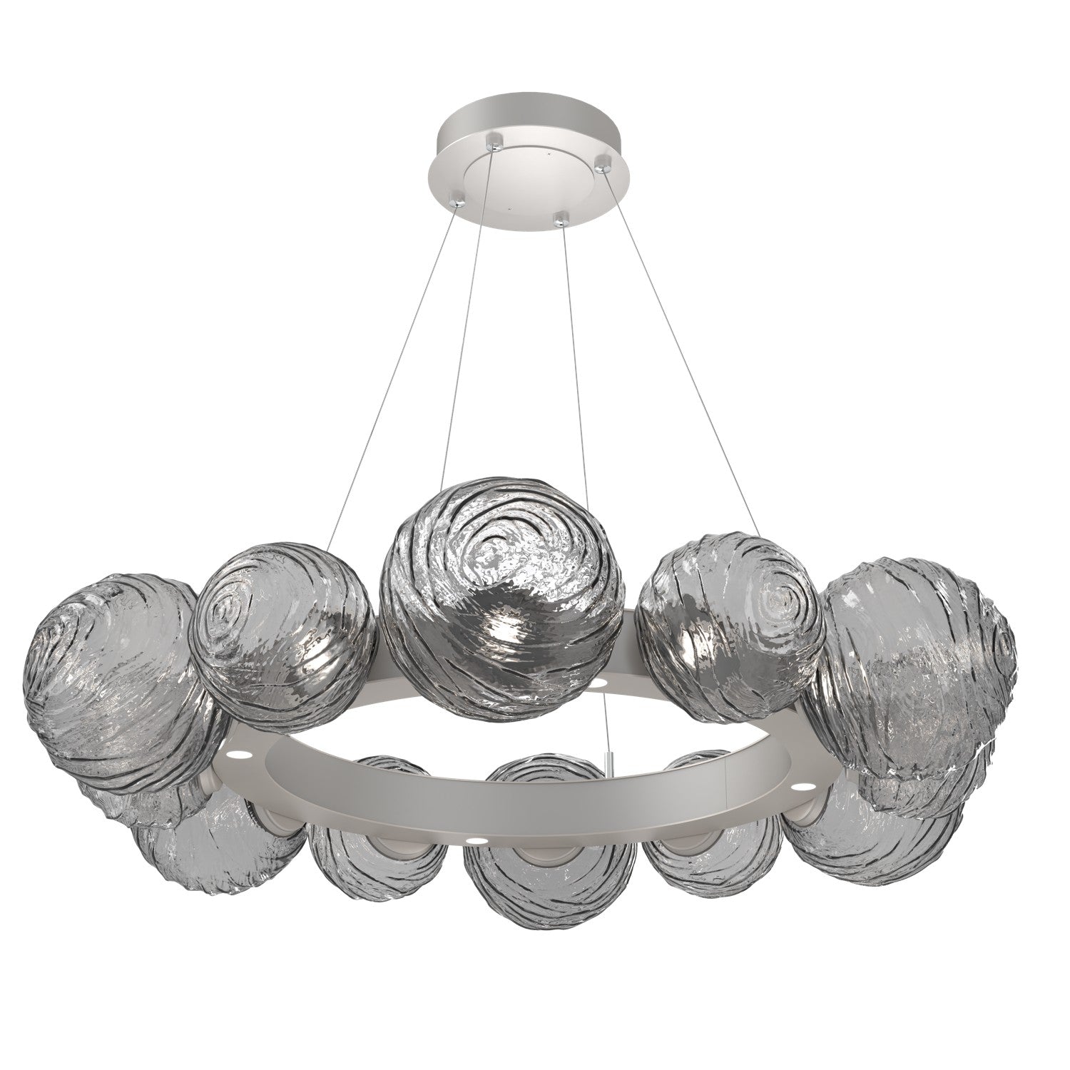 Hammerton Studio - CHB0092-39-BS-S-CA1-L1 - LED Pendant - Gaia - Beige Silver