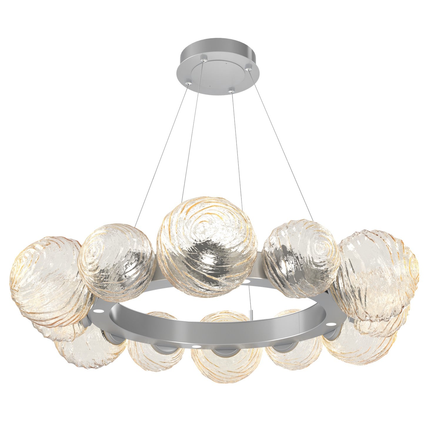 Hammerton Studio - CHB0092-39-CS-A-CA1-L3 - LED Pendant - Gaia - Classic Silver