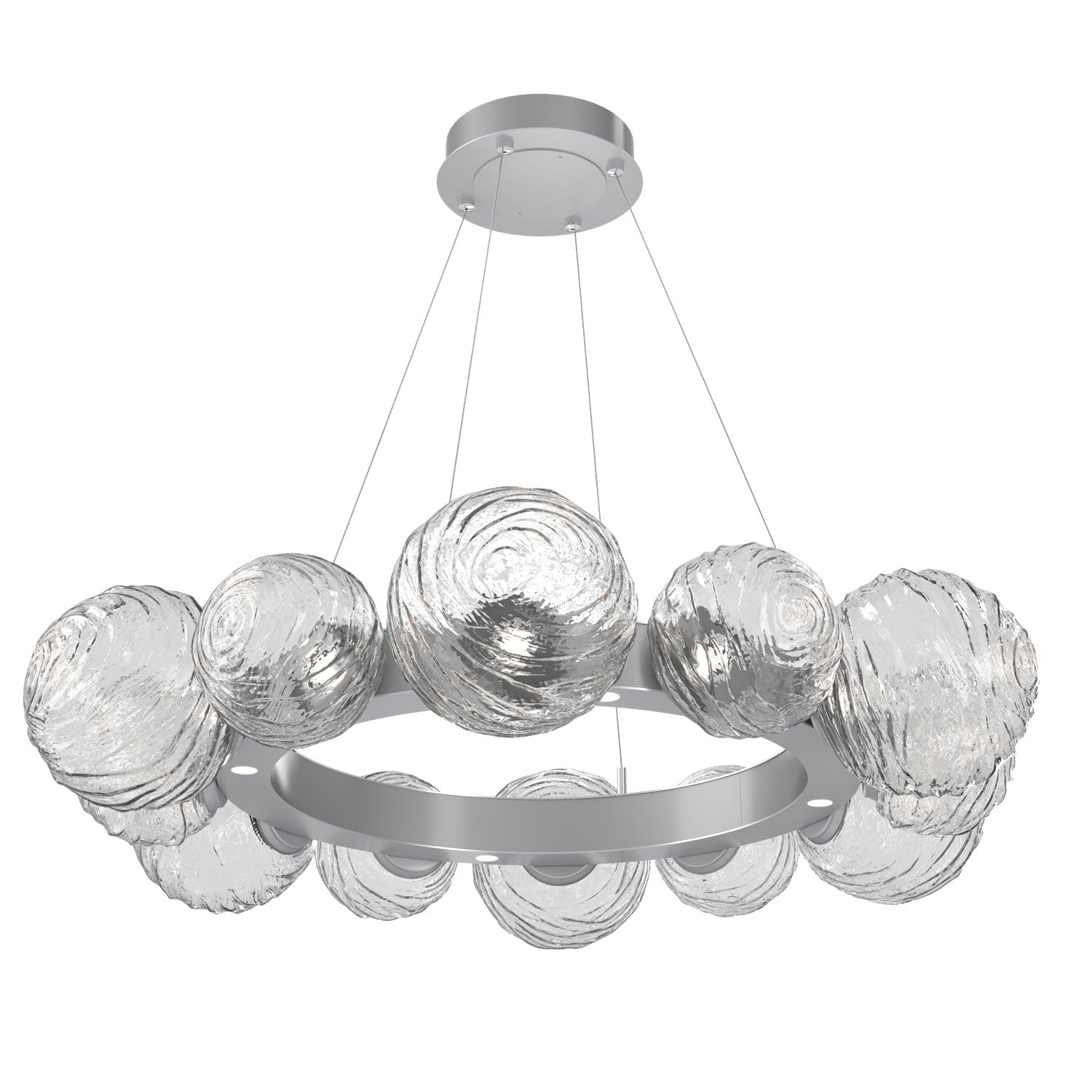 Hammerton Studio - CHB0092-39-CS-C-CA1-L3 - LED Pendant - Gaia - Classic Silver