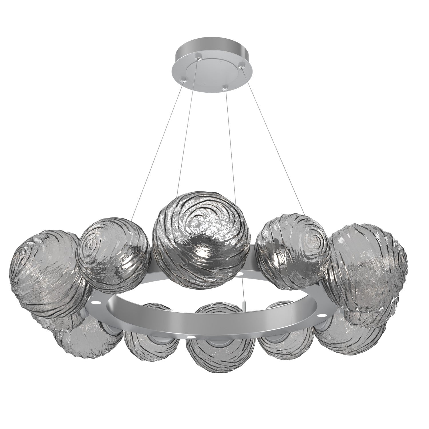 Hammerton Studio - CHB0092-39-CS-S-CA1-L1 - LED Pendant - Gaia - Classic Silver