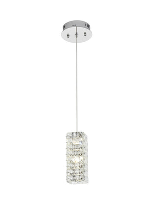 Elegant Lighting - 3680D1C - LED Pendant - Aston - Chrome