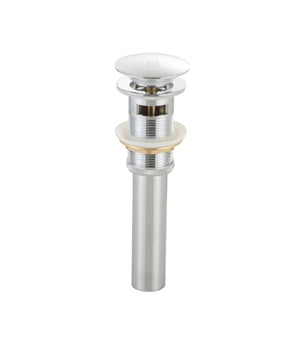 Elegant Lighting - VDN100PCH - Pop-Up Bathroom Sink Drain with Overflow - Irving - Chrome