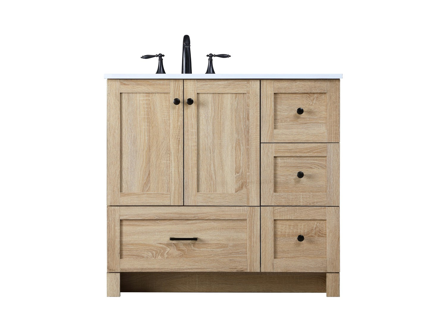 Elegant Lighting - VF2836MW - Single Bathroom Vanity - Soma - Mango Wood