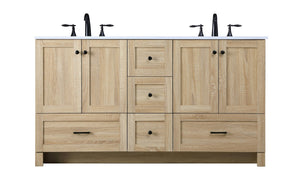 Elegant Lighting - VF2860DMW - Double Bathroom Vanity - Soma - Mango Wood