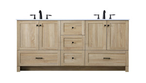 Elegant Lighting - VF2872DMW - Double Bathroom Vanity - Soma - Mango Wood