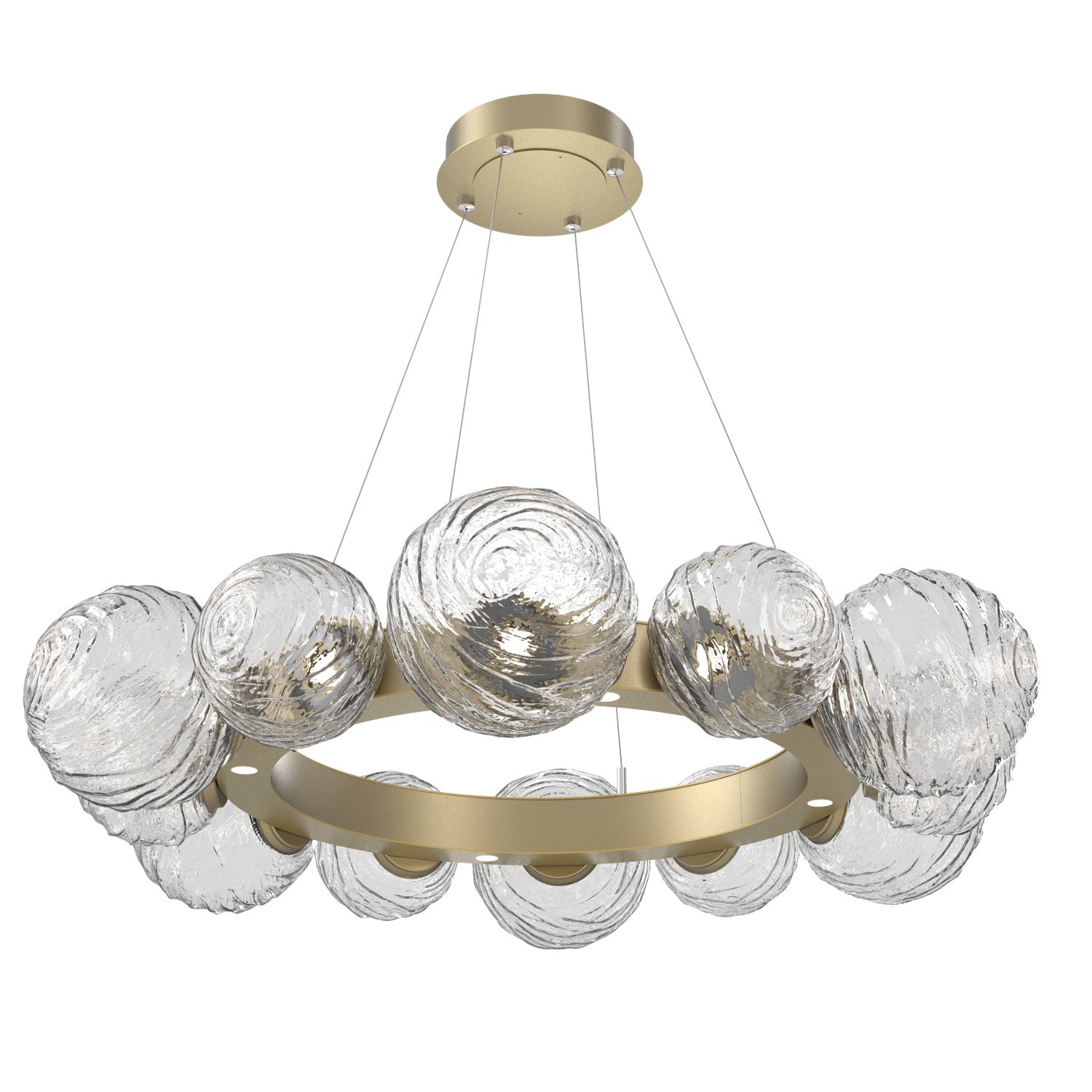 Hammerton Studio - CHB0092-39-GB-C-CA1-L3 - LED Pendant - Gaia - Gilded Brass