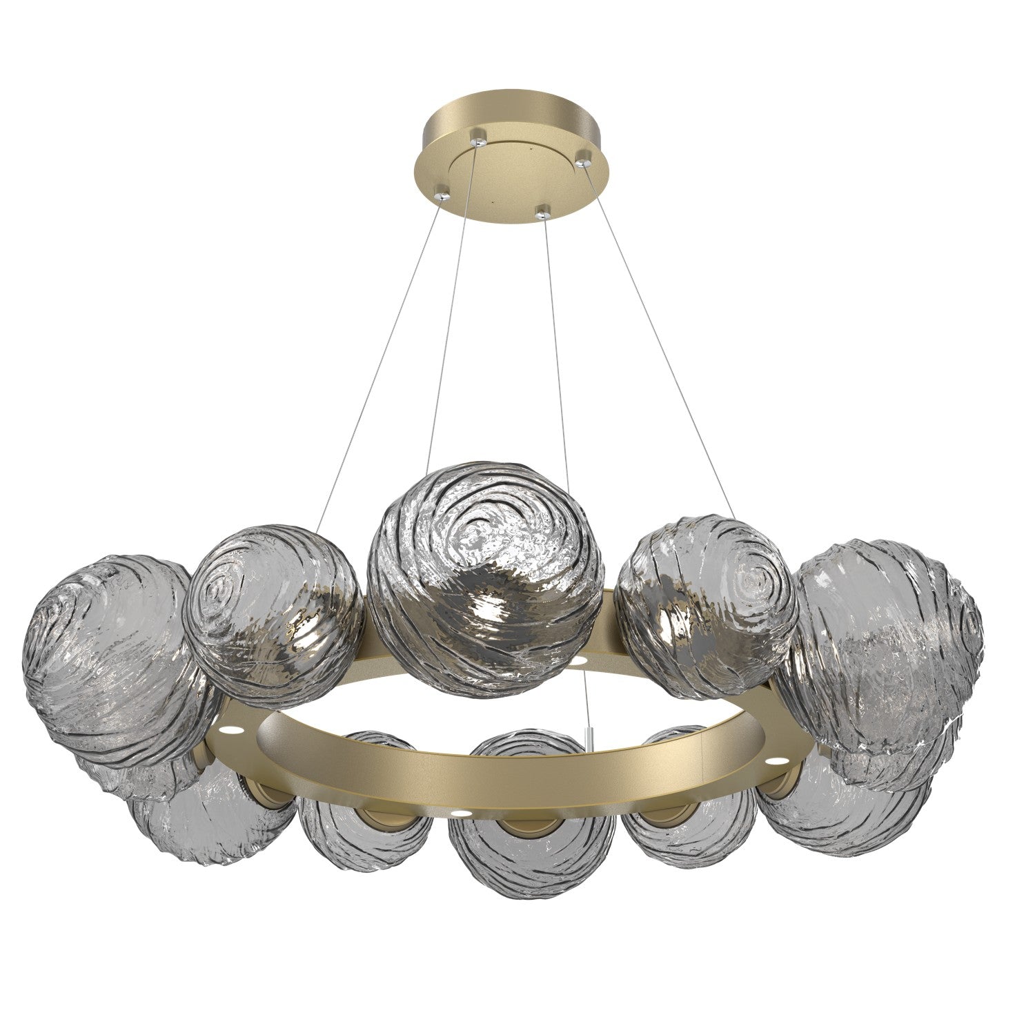 Hammerton Studio - CHB0092-39-GB-S-CA1-L3 - LED Pendant - Gaia - Gilded Brass