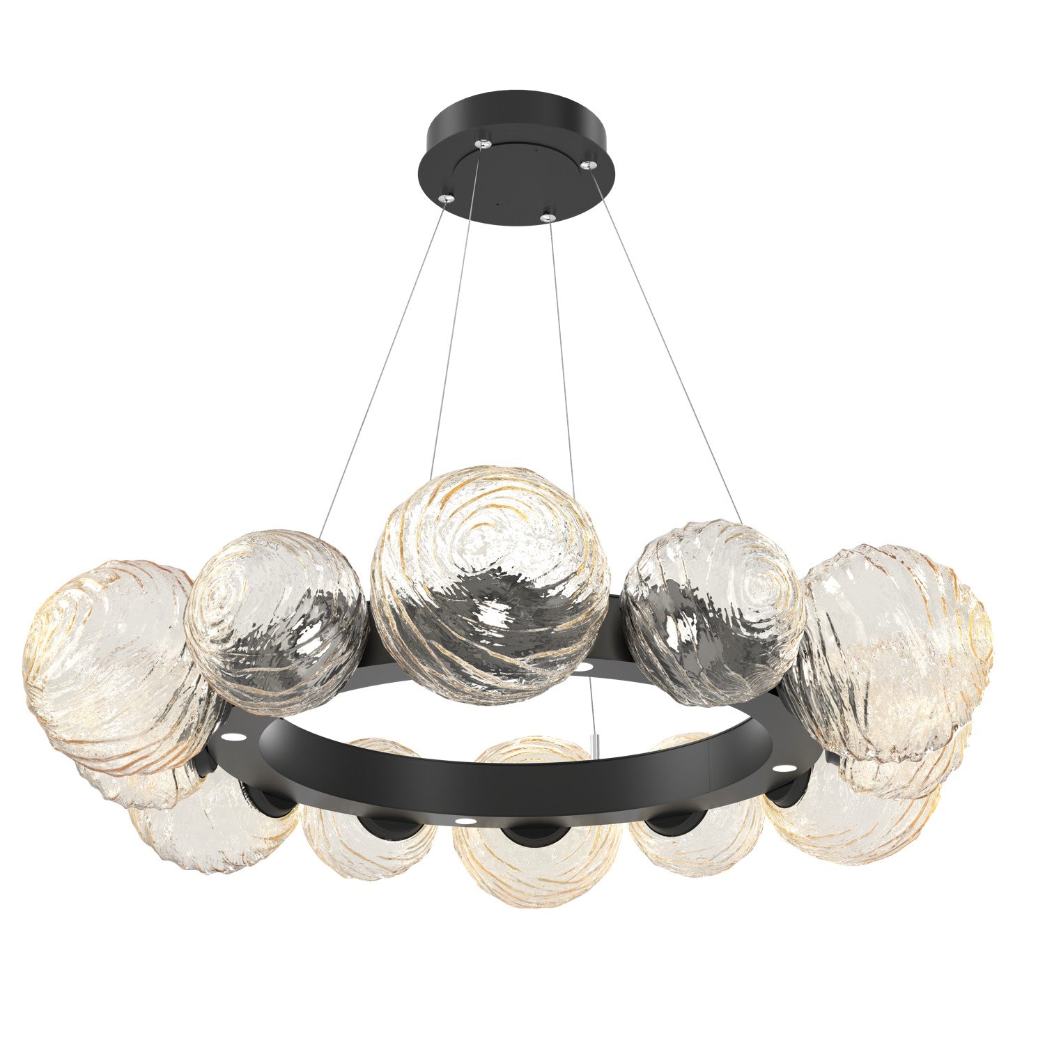 Hammerton Studio - CHB0092-39-MB-A-CA1-L3 - LED Pendant - Gaia - Matte Black