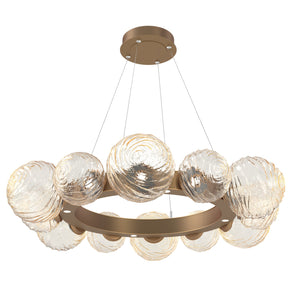 Hammerton Studio - CHB0092-39-NB-A-CA1-L3 - LED Pendant - Gaia - Novel Brass