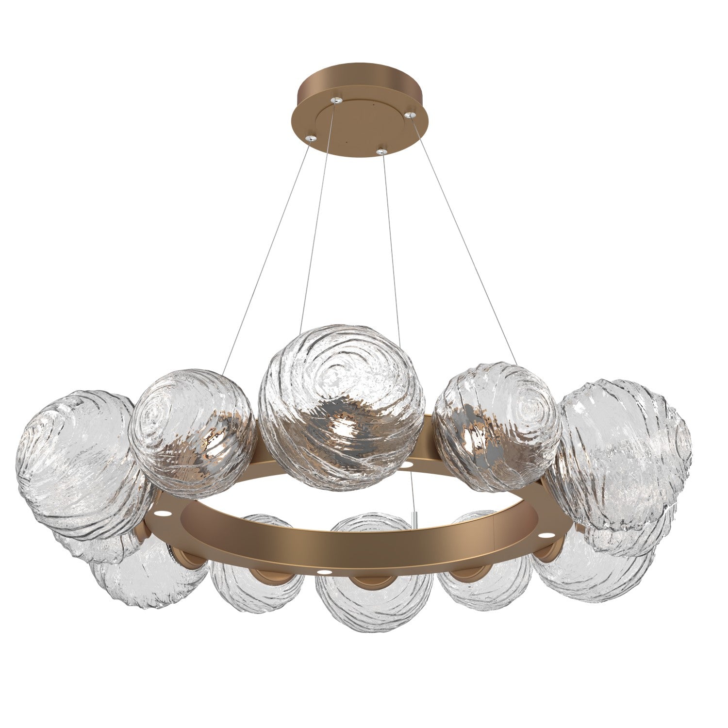 Hammerton Studio - CHB0092-39-NB-C-CA1-L1 - LED Pendant - Gaia - Novel Brass