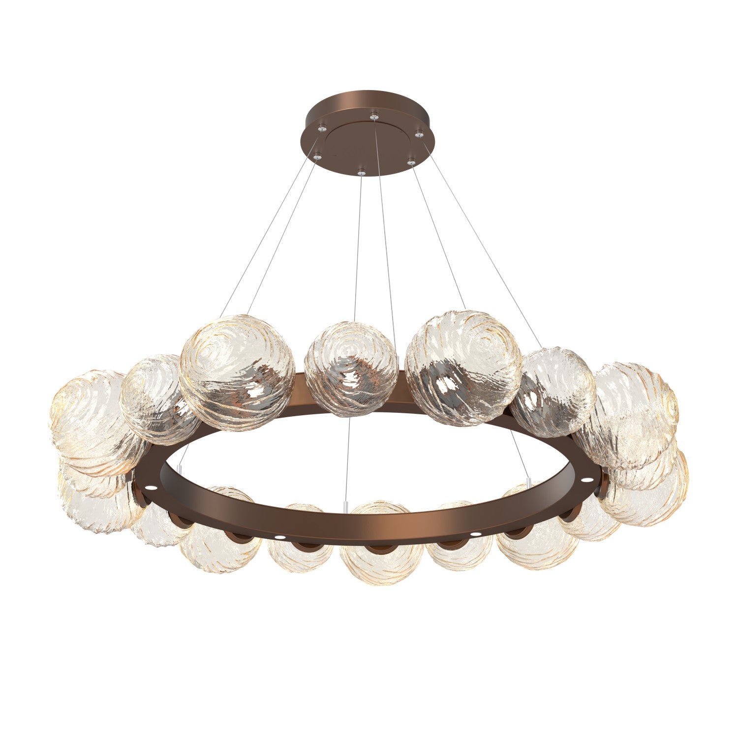 Hammerton Studio - CHB0092-51-BB-A-CA1-L3 - LED Pendant - Gaia - Burnished Bronze