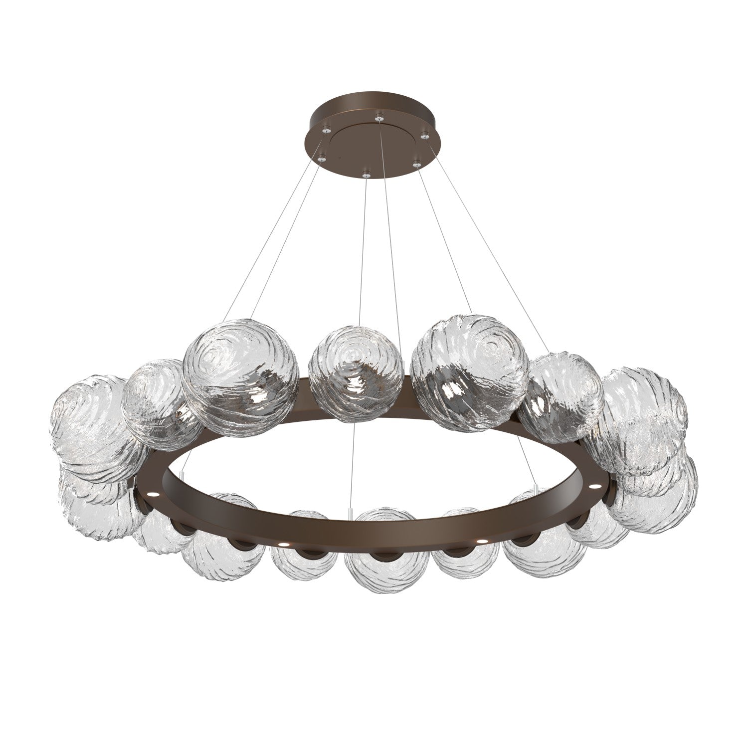 Hammerton Studio - CHB0092-51-FB-C-CA1-L1 - LED Pendant - Gaia - Flat Bronze