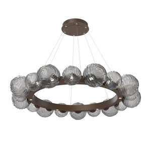 Hammerton Studio - CHB0092-51-FB-S-CA1-L3 - LED Pendant - Gaia - Flat Bronze