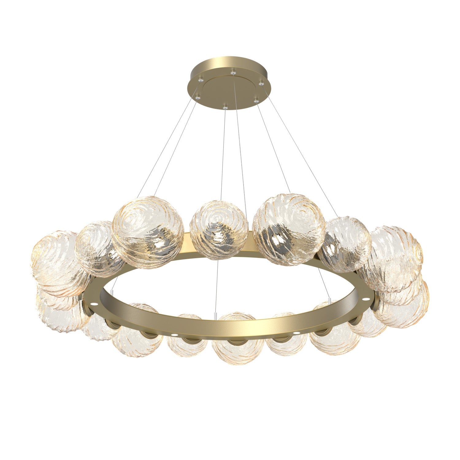 Hammerton Studio - CHB0092-51-GB-A-CA1-L3 - LED Pendant - Gaia - Gilded Brass
