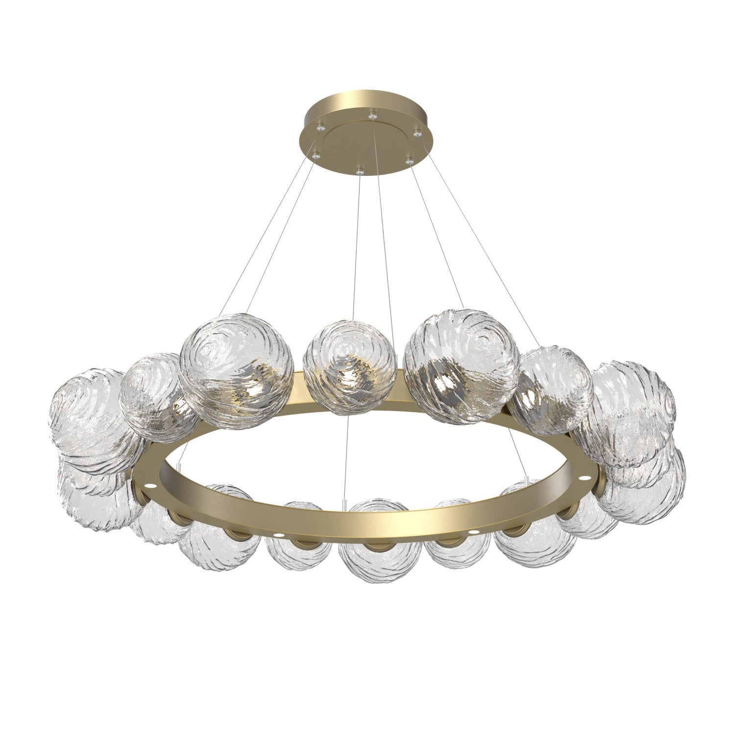 Hammerton Studio - CHB0092-51-GB-C-CA1-L3 - LED Pendant - Gaia - Gilded Brass