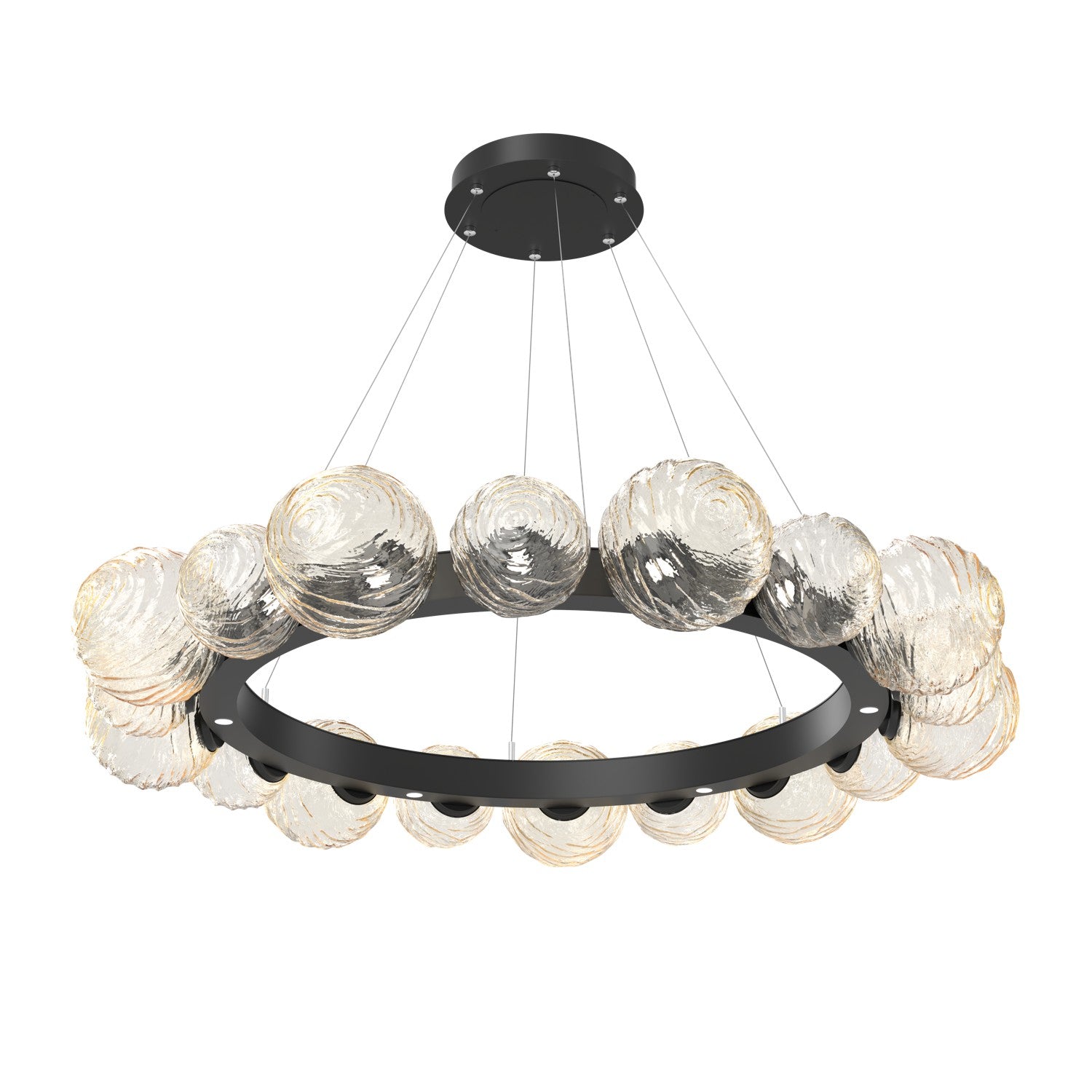 Hammerton Studio - CHB0092-51-MB-A-CA1-L3 - LED Pendant - Gaia - Matte Black