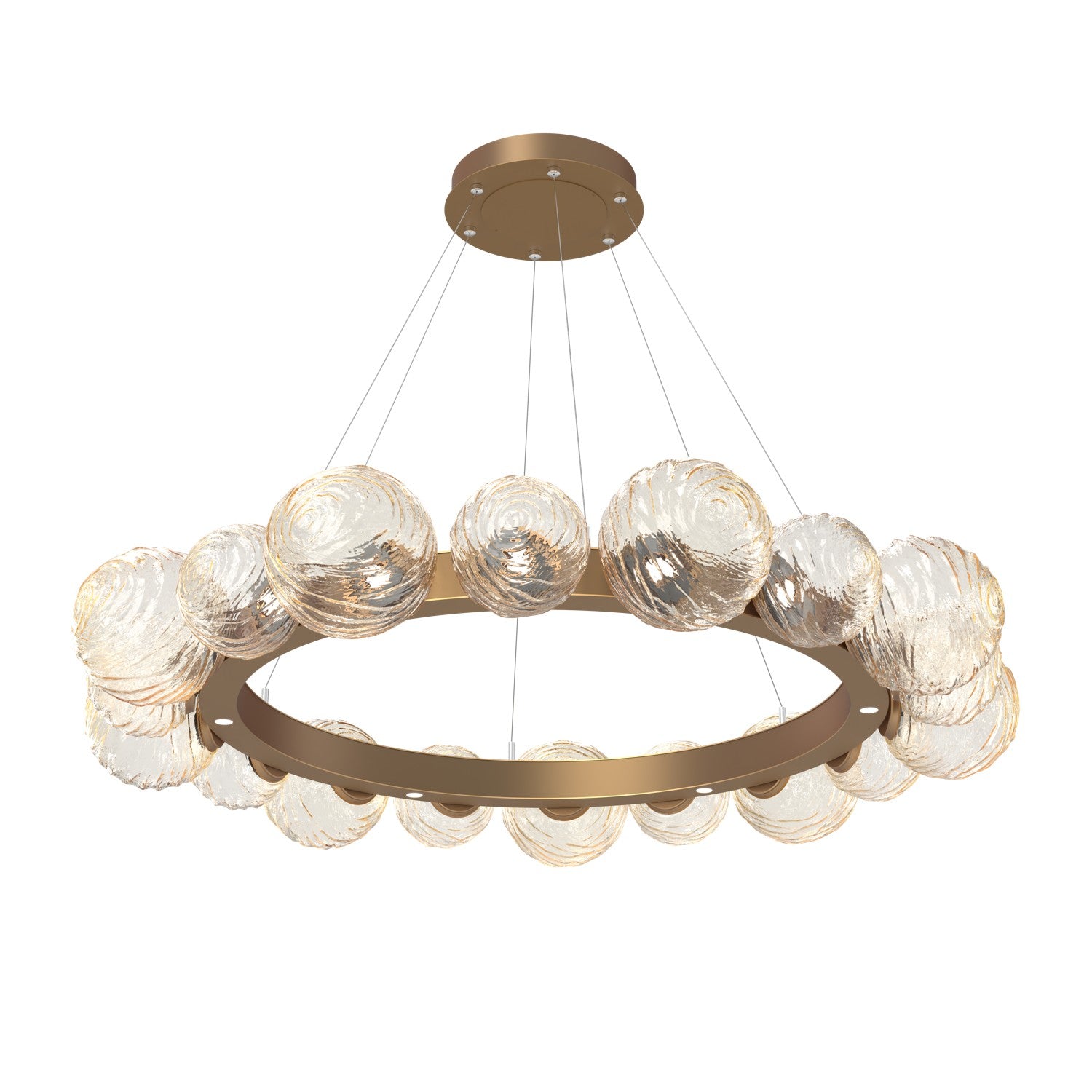Hammerton Studio - CHB0092-51-NB-A-CA1-L1 - LED Pendant - Gaia - Novel Brass