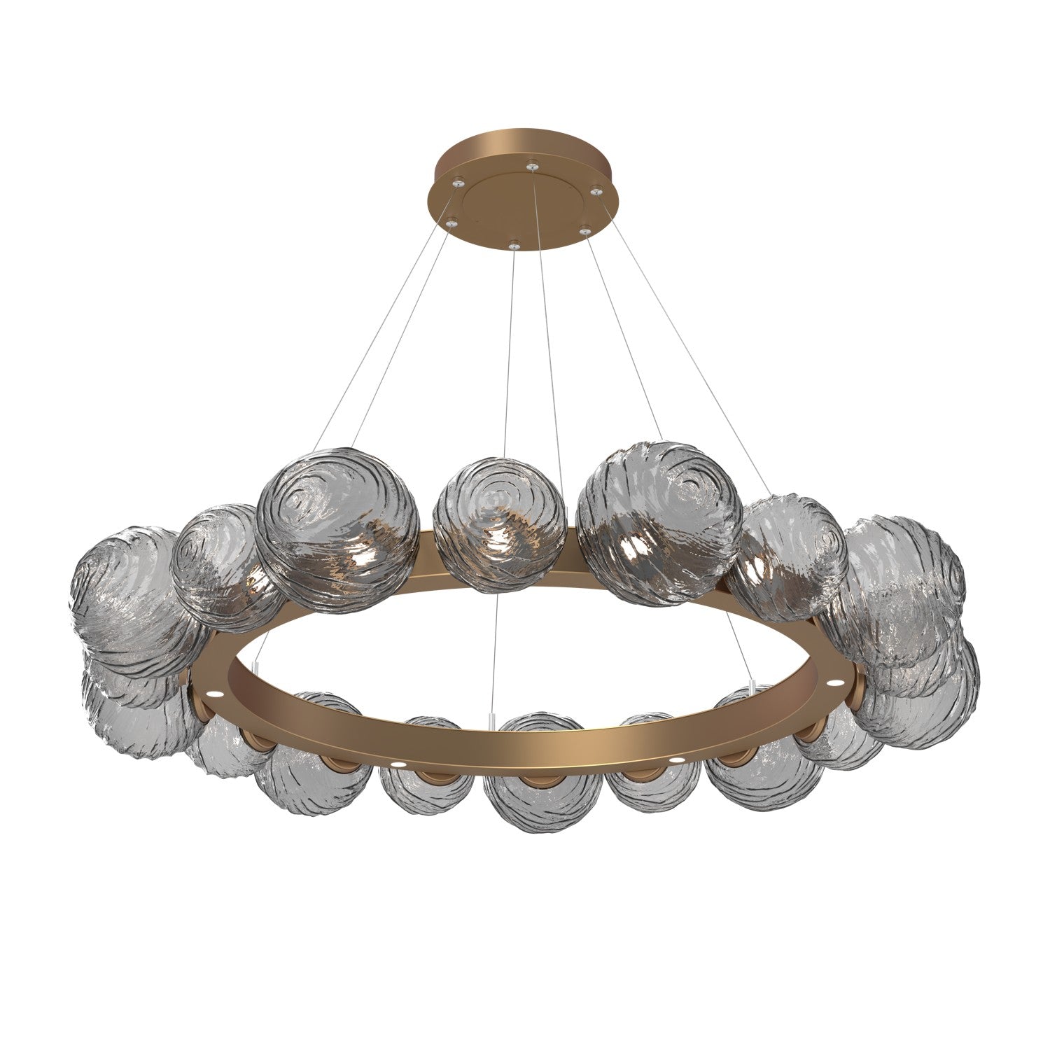 Hammerton Studio - CHB0092-51-NB-S-CA1-L3 - LED Pendant - Gaia - Novel Brass