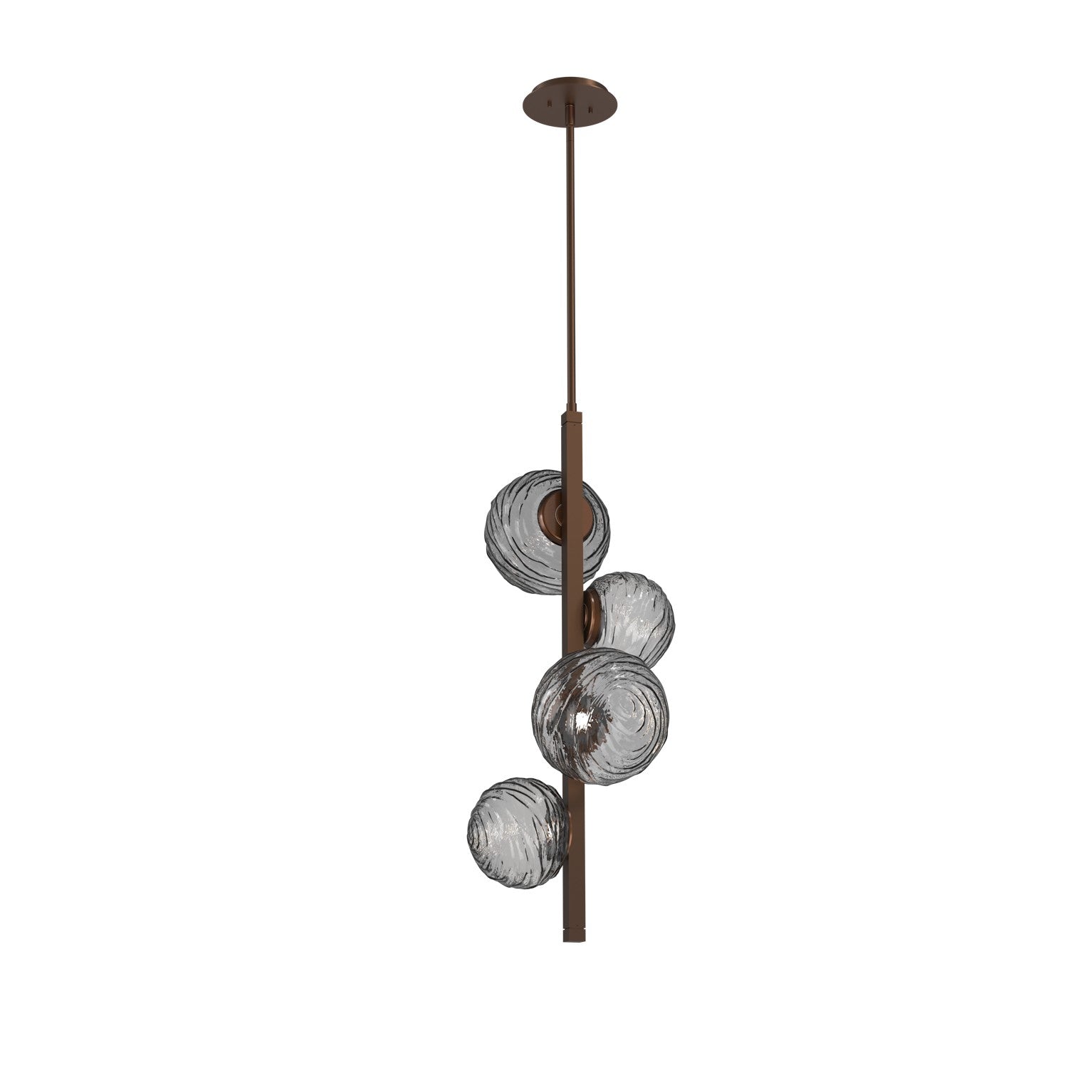 Hammerton Studio - CHB0092-T4-BB-S-001-L1 - LED Pendant - Gaia - Burnished Bronze