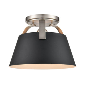 ELK Home - 90170/1 - One Light Semi Flush Mount - Jepson - Matte Black