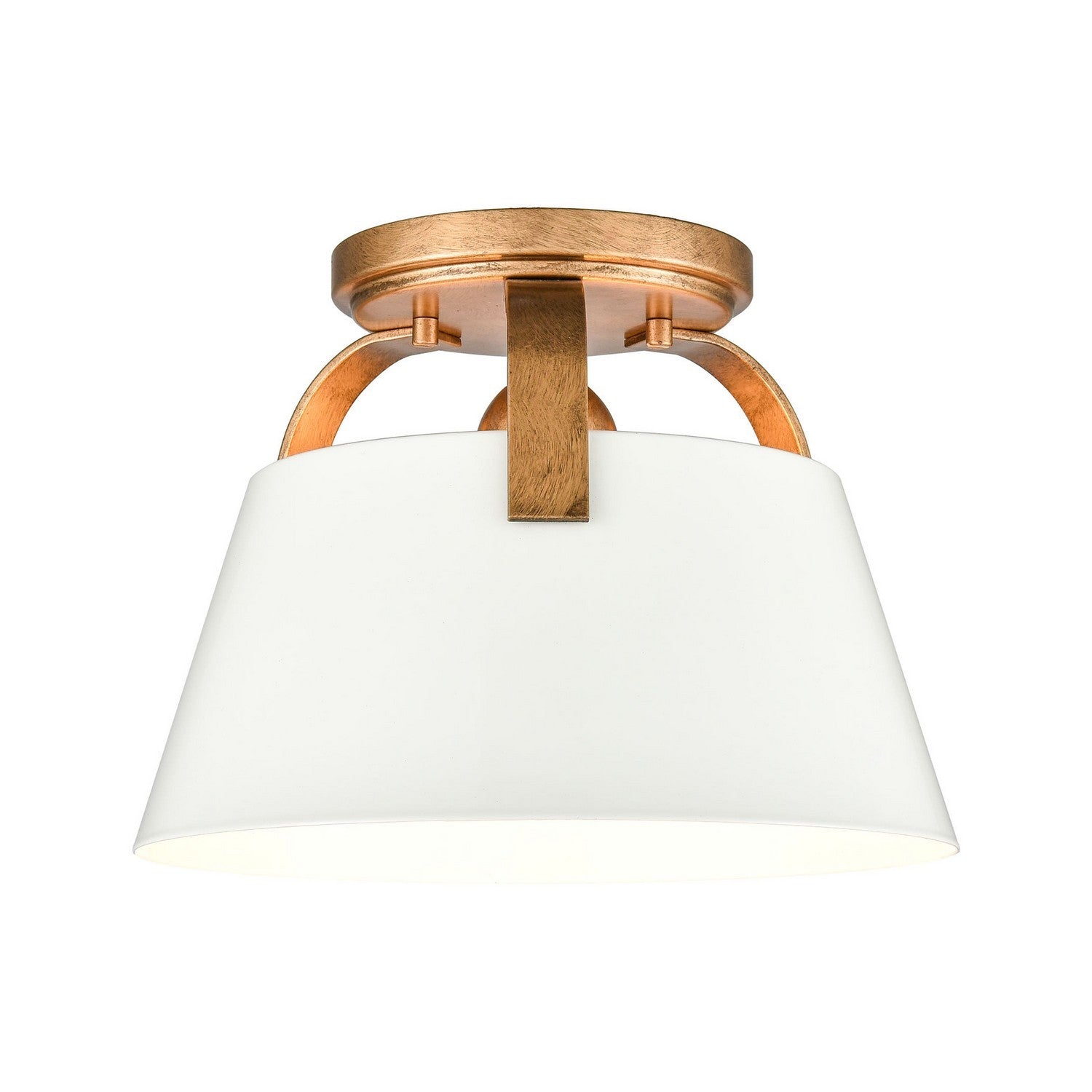 ELK Home - 90190/1 - One Light Semi Flush Mount - Jepson - Matte White