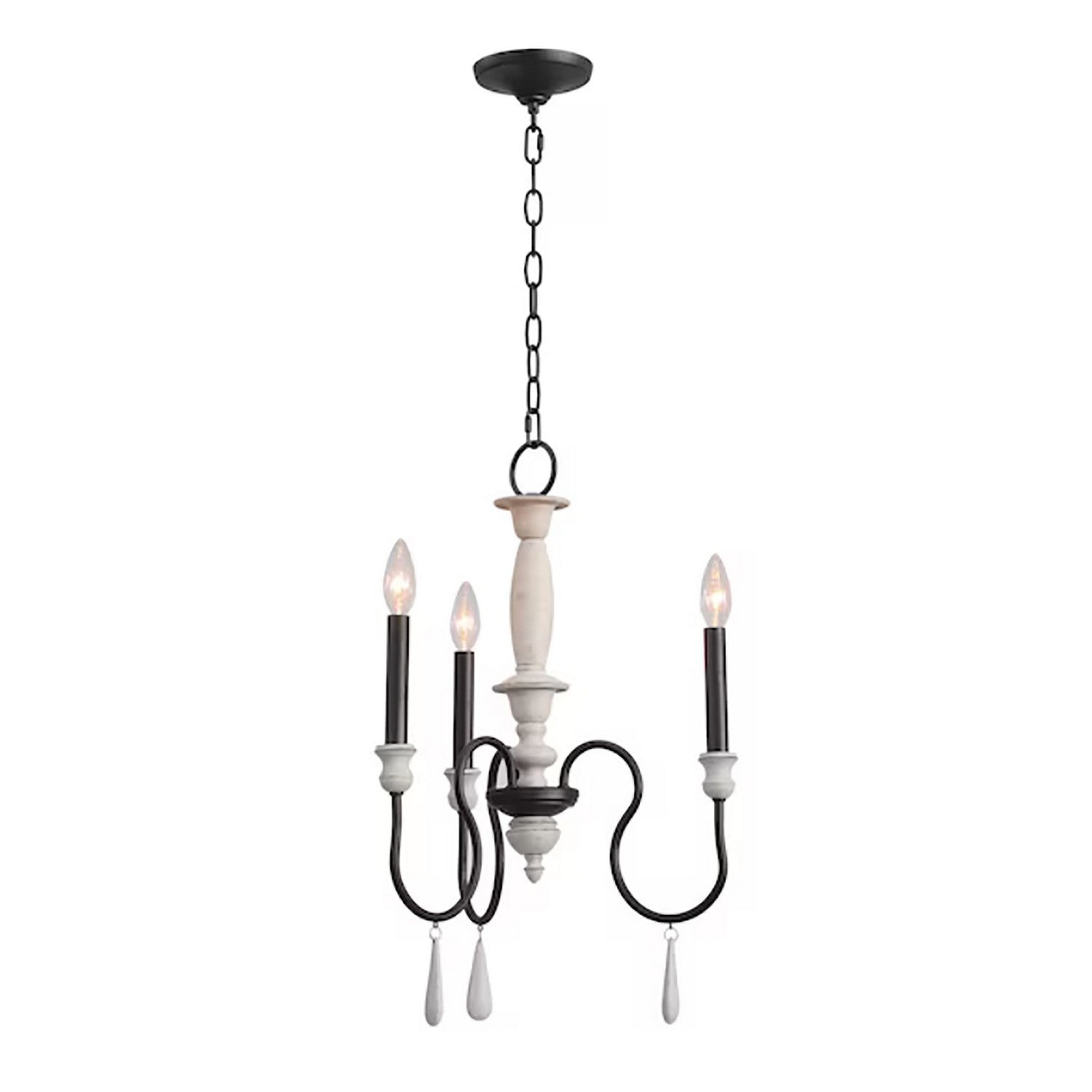 ELK Home - 90200/3 - Three Light Chandelier - Brownell - Anvil Iron