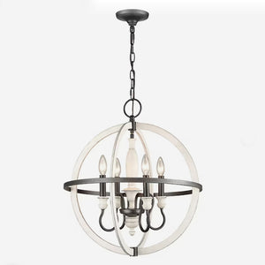 ELK Home - 90203/4 - Four Light Chandelier - Brownell - Anvil Iron