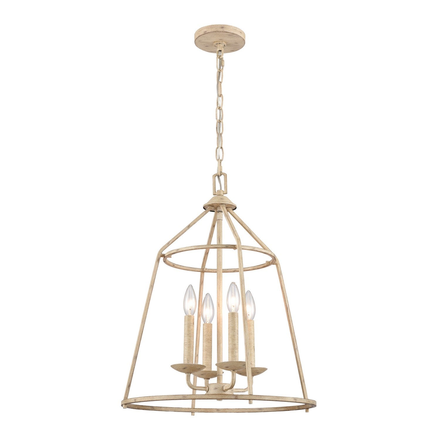 ELK Home - 90260/4 - Four Light Chandelier - Ellisville - Antique Cream