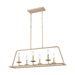 ELK Home - 90261/6 - Six Light Chandelier - Ellisville - Antique Cream