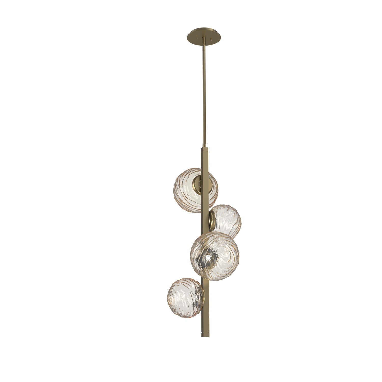 Hammerton Studio - CHB0092-T4-GB-A-001-L1 - LED Pendant - Gaia - Gilded Brass