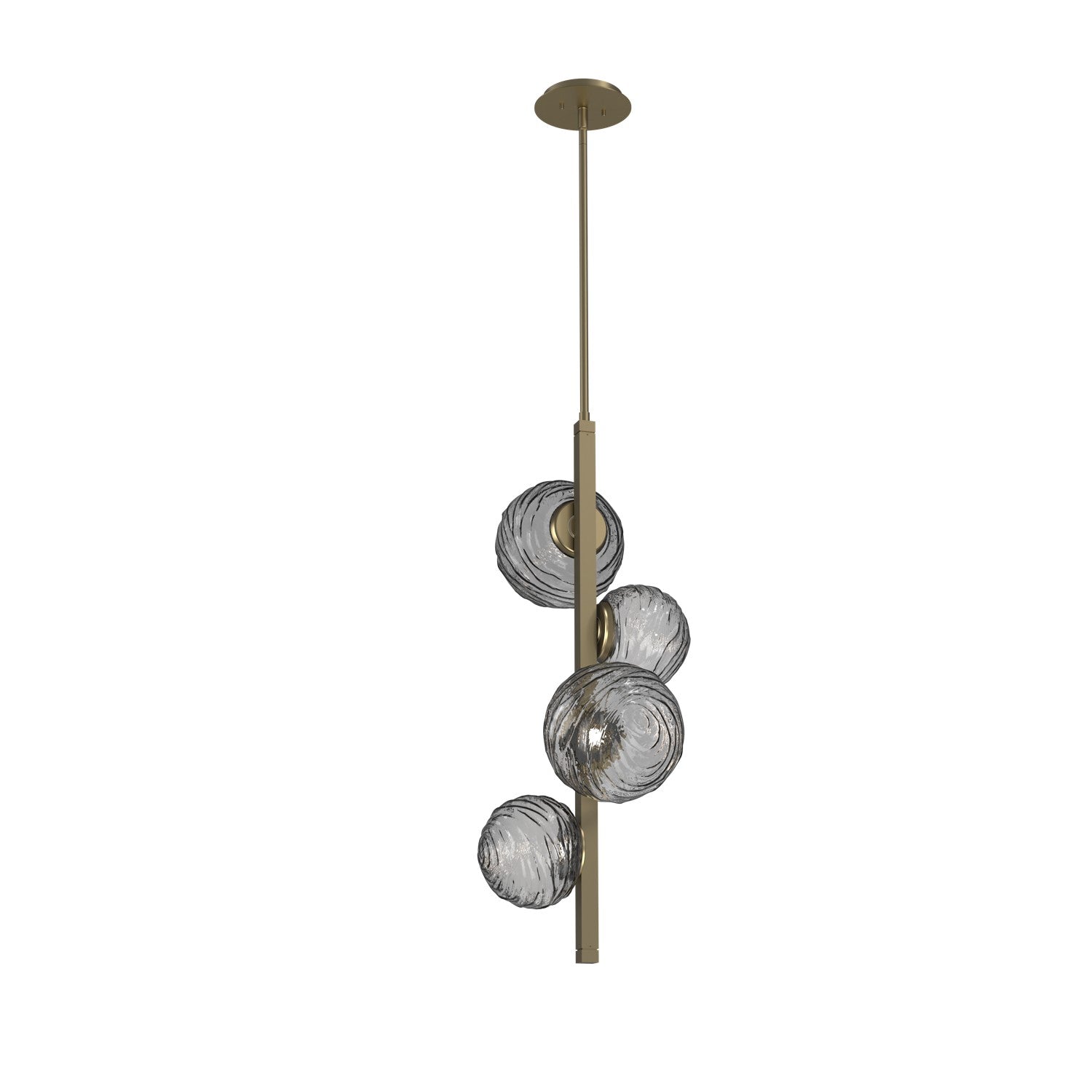 Hammerton Studio - CHB0092-T4-GB-S-001-L1 - LED Pendant - Gaia - Gilded Brass