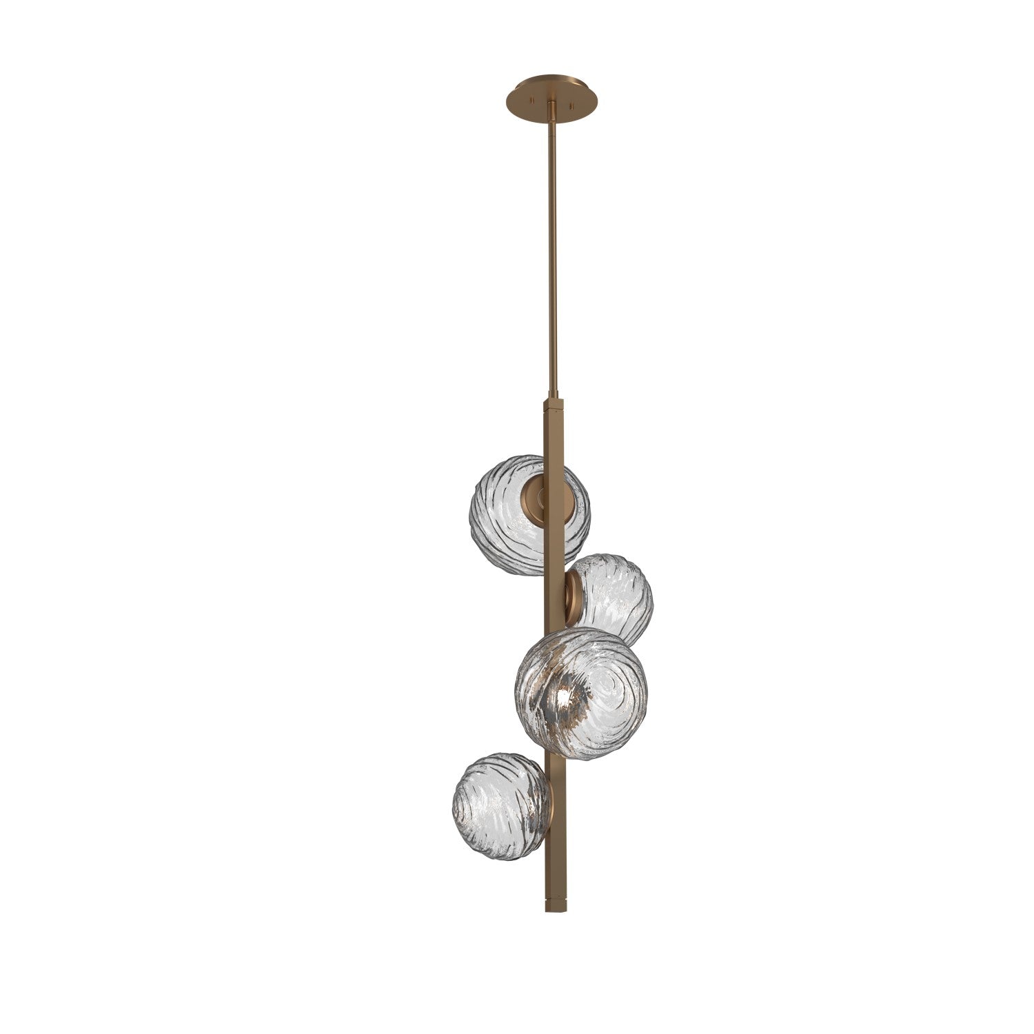 Hammerton Studio - CHB0092-T4-NB-C-001-L1 - LED Pendant - Gaia - Novel Brass
