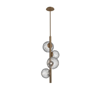 Hammerton Studio - CHB0092-T4-NB-C-001-L1 - LED Pendant - Gaia - Novel Brass