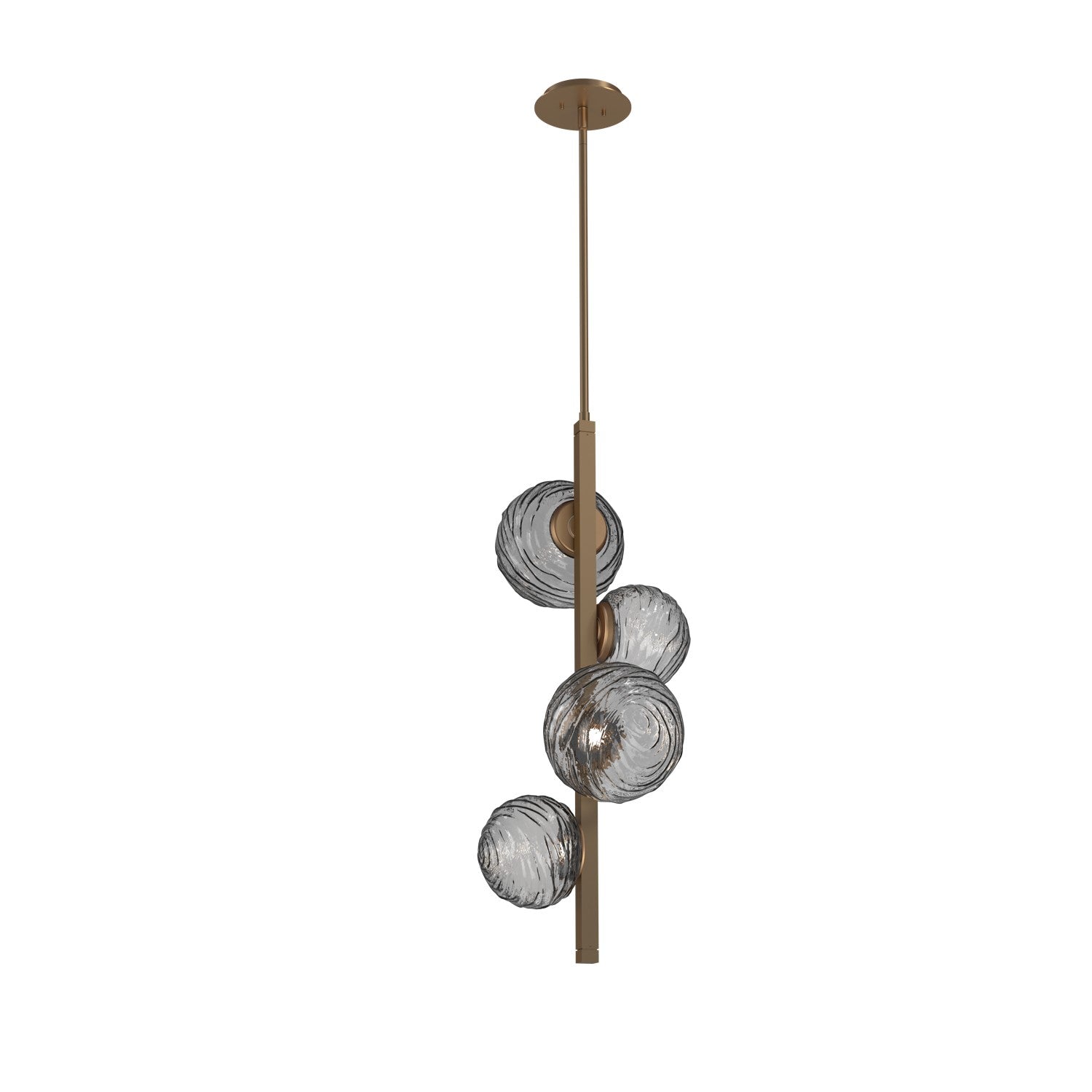 Hammerton Studio - CHB0092-T4-NB-S-001-L3 - LED Pendant - Gaia - Novel Brass