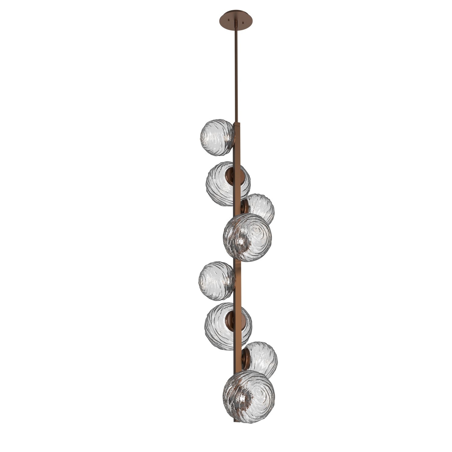 Hammerton Studio - CHB0092-T8-BB-C-001-L3 - LED Pendant - Gaia - Burnished Bronze