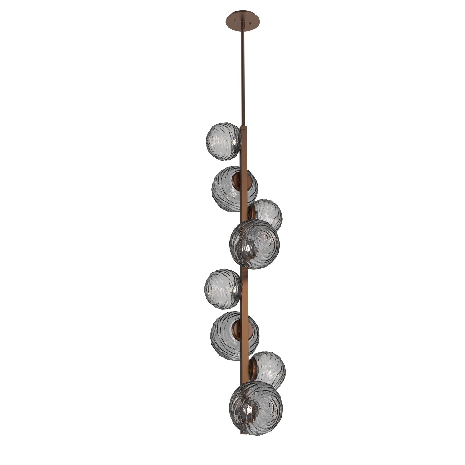 Hammerton Studio - CHB0092-T8-BB-S-001-L3 - LED Pendant - Gaia - Burnished Bronze