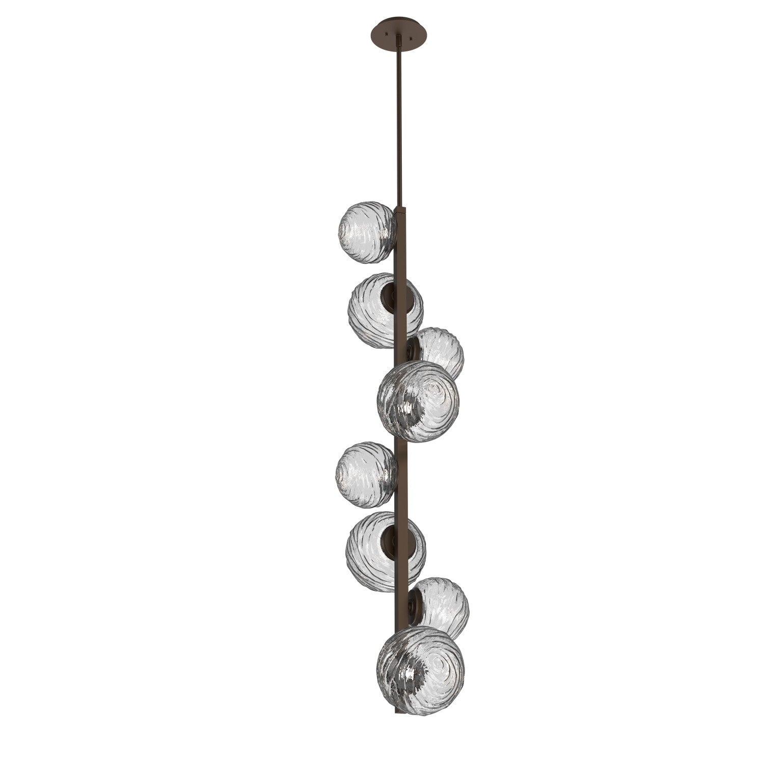 Hammerton Studio - CHB0092-T8-FB-C-001-L1 - LED Pendant - Gaia - Flat Bronze