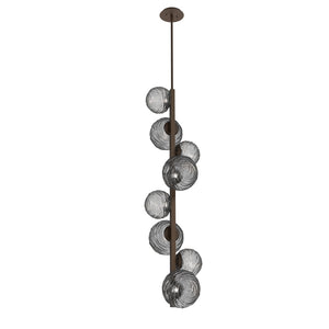 Hammerton Studio - CHB0092-T8-FB-S-001-L3 - LED Pendant - Gaia - Flat Bronze
