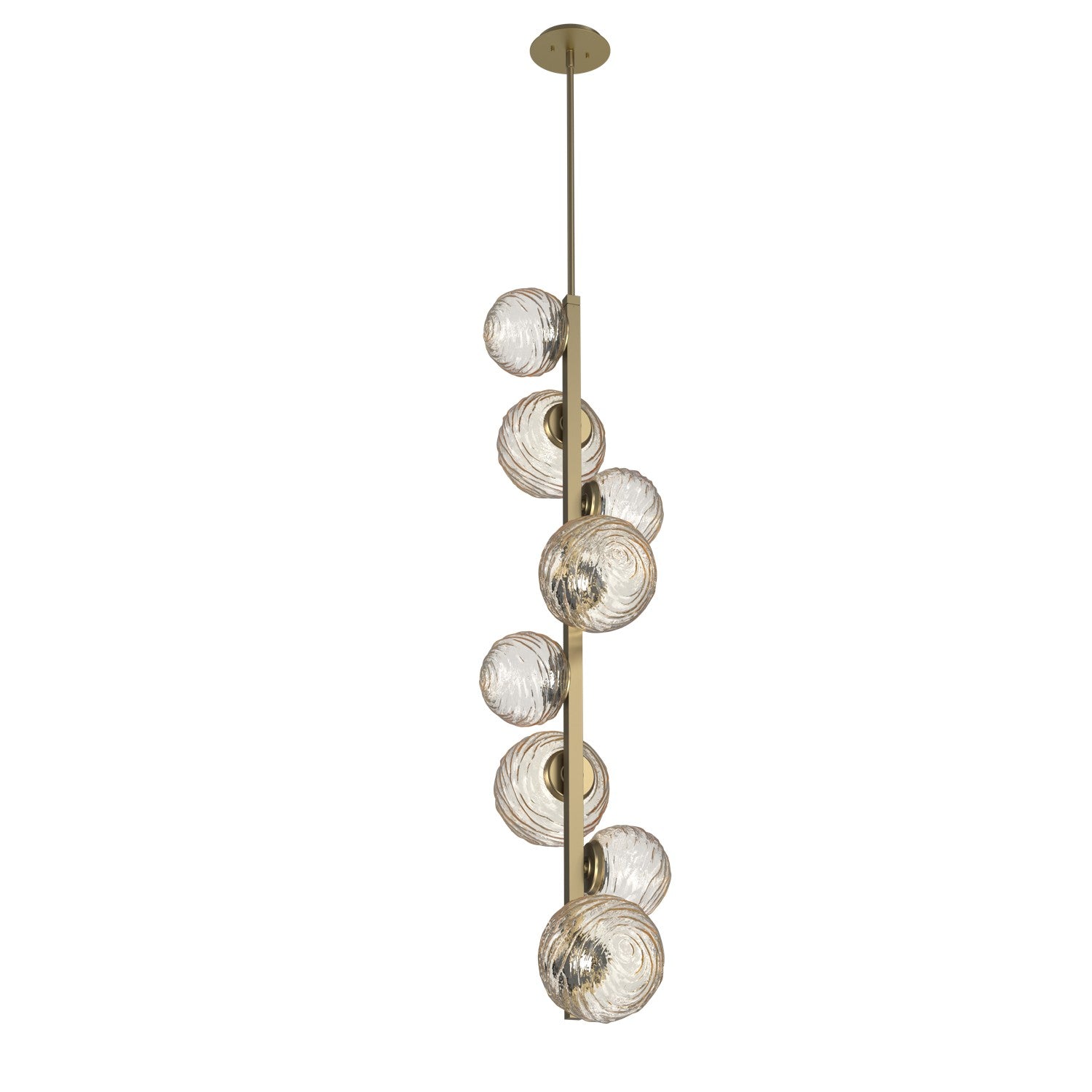 Hammerton Studio - CHB0092-T8-GB-A-001-L1 - LED Pendant - Gaia - Gilded Brass