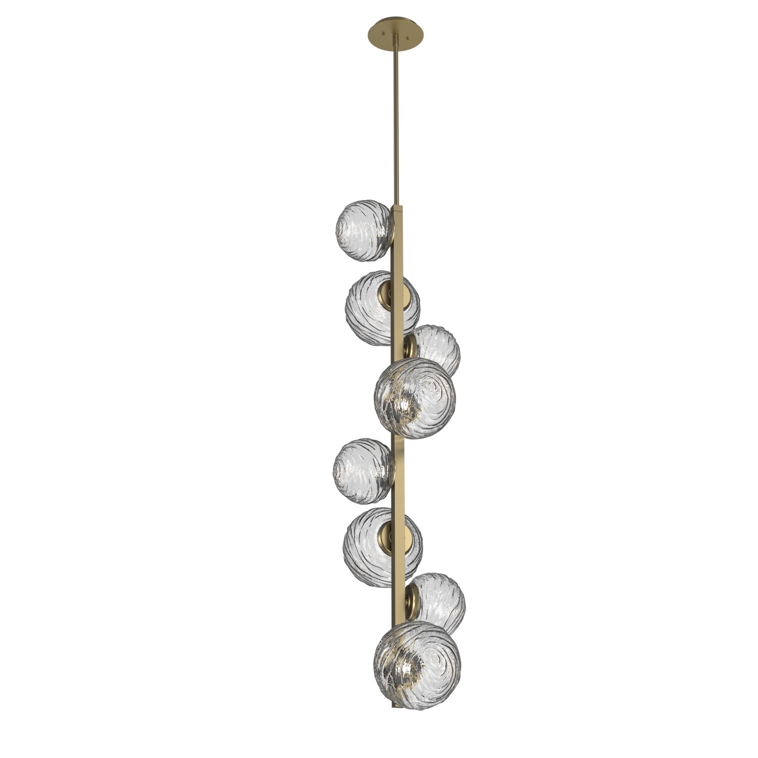 Hammerton Studio - CHB0092-T8-GB-C-001-L3 - LED Pendant - Gaia - Gilded Brass