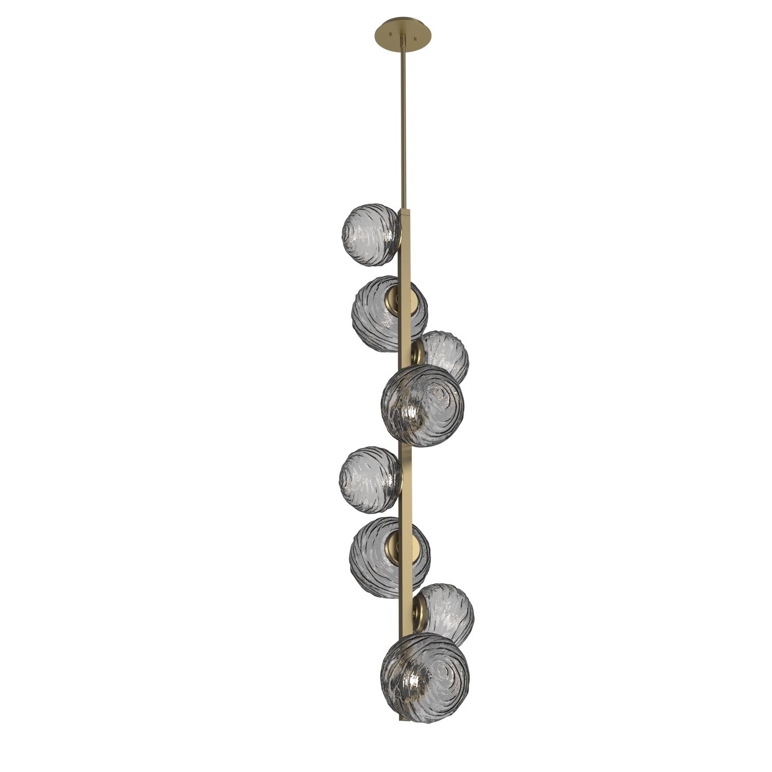 Hammerton Studio - CHB0092-T8-GB-S-001-L1 - LED Pendant - Gaia - Gilded Brass