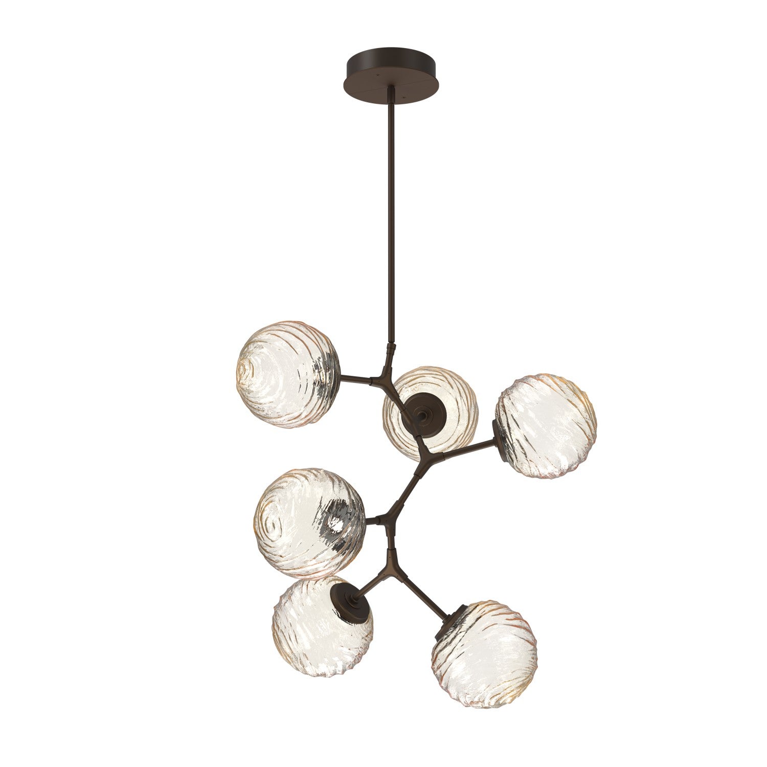 Hammerton Studio - CHB0092-VA-FB-A-001-L3 - LED Pendant - Gaia - Flat Bronze