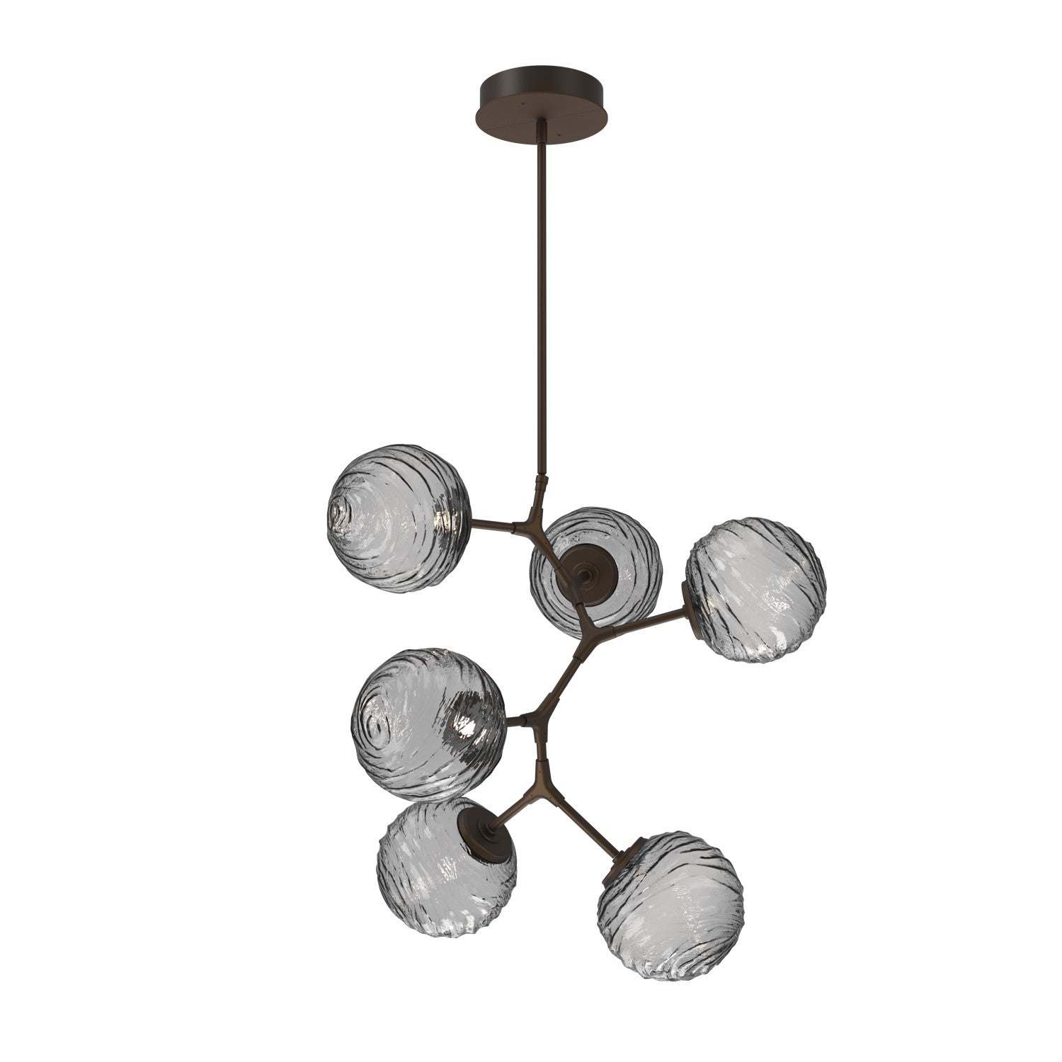Hammerton Studio - CHB0092-VA-FB-S-001-L3 - LED Pendant - Gaia - Flat Bronze