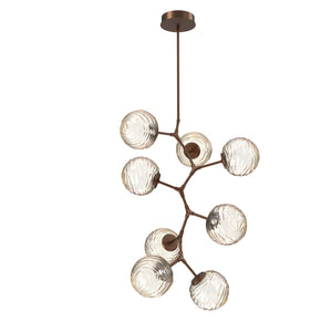 Hammerton Studio - CHB0092-VB-BB-A-001-L3 - LED Pendant - Gaia - Burnished Bronze