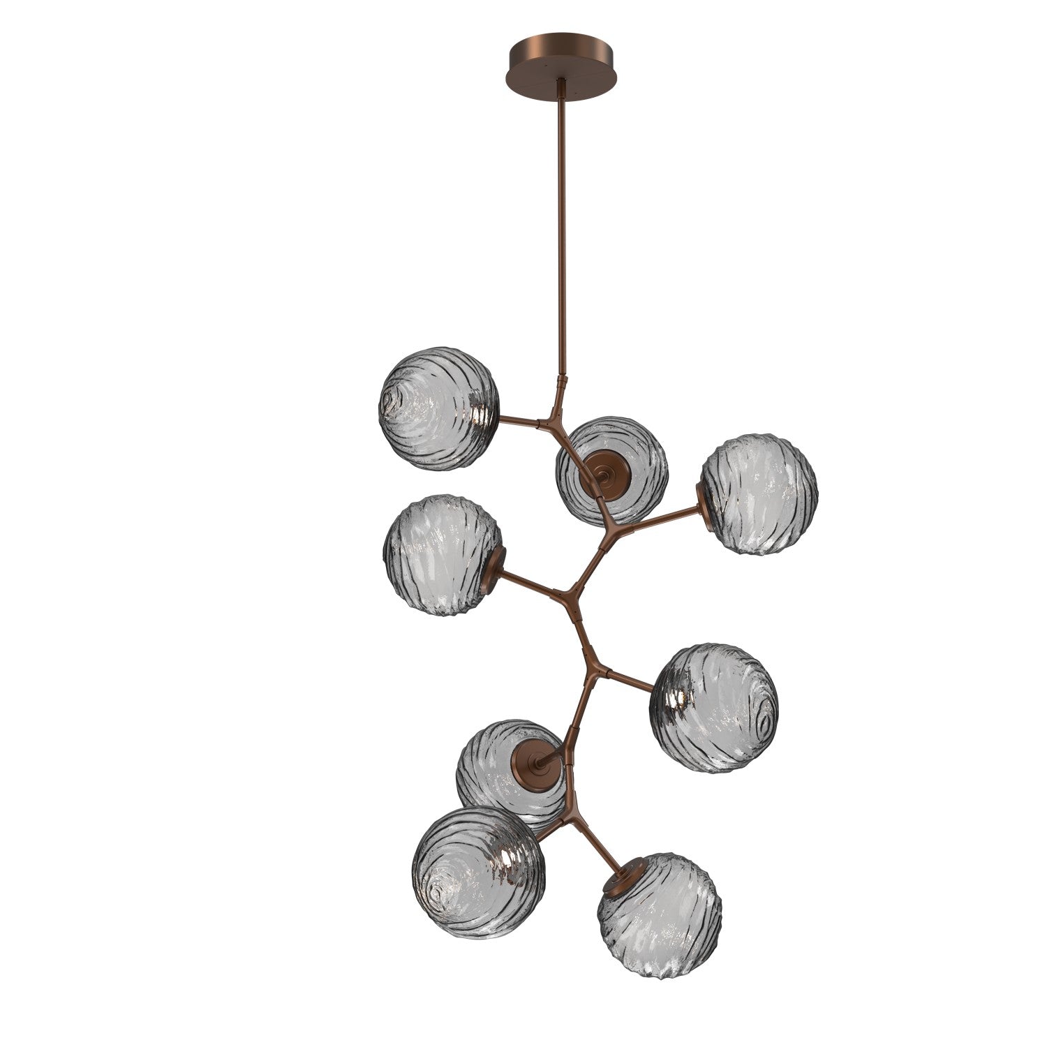 Hammerton Studio - CHB0092-VB-BB-S-001-L3 - LED Pendant - Gaia - Burnished Bronze