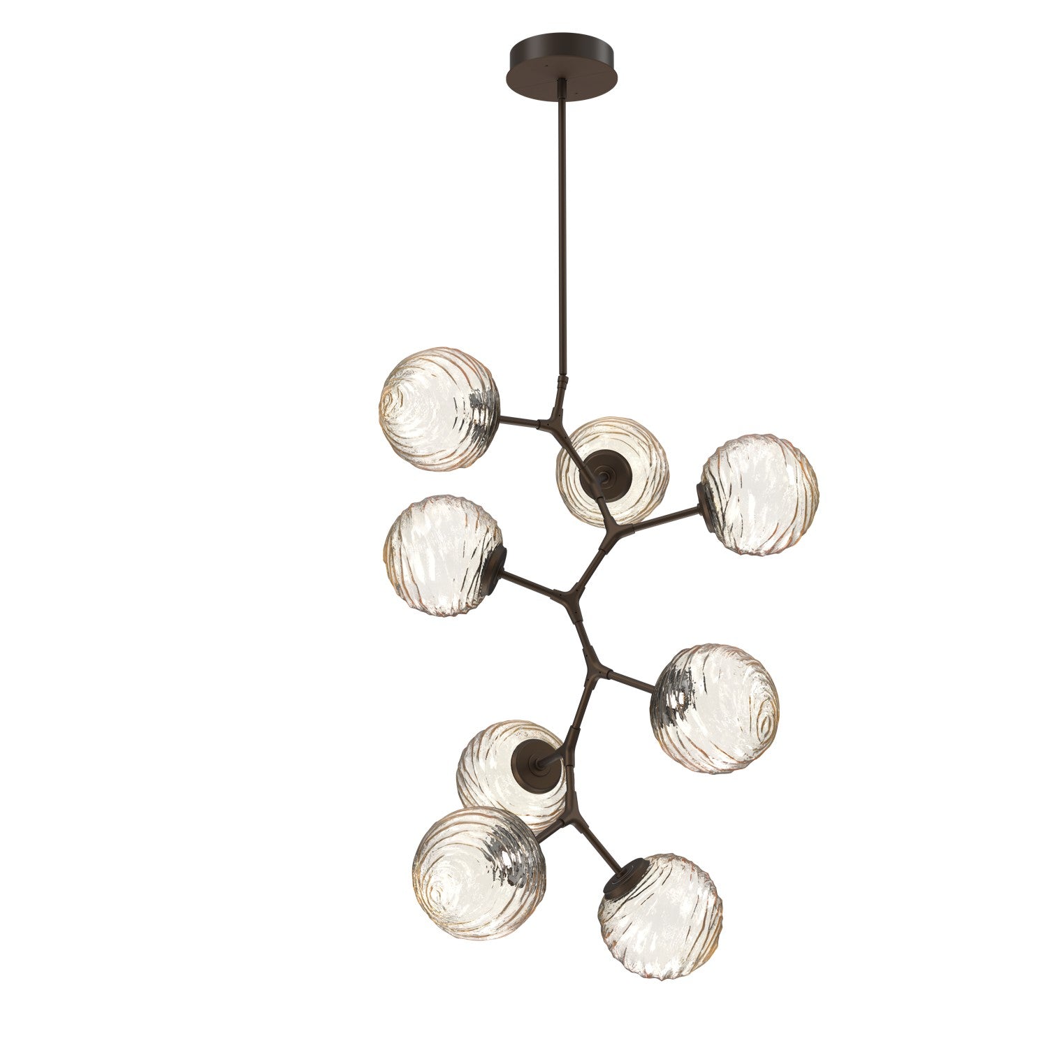Hammerton Studio - CHB0092-VB-FB-A-001-L3 - LED Pendant - Gaia - Flat Bronze