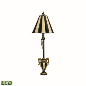 ELK Home - 91-234-LED - LED Table Lamp - Carnival Stripe - Antique Black