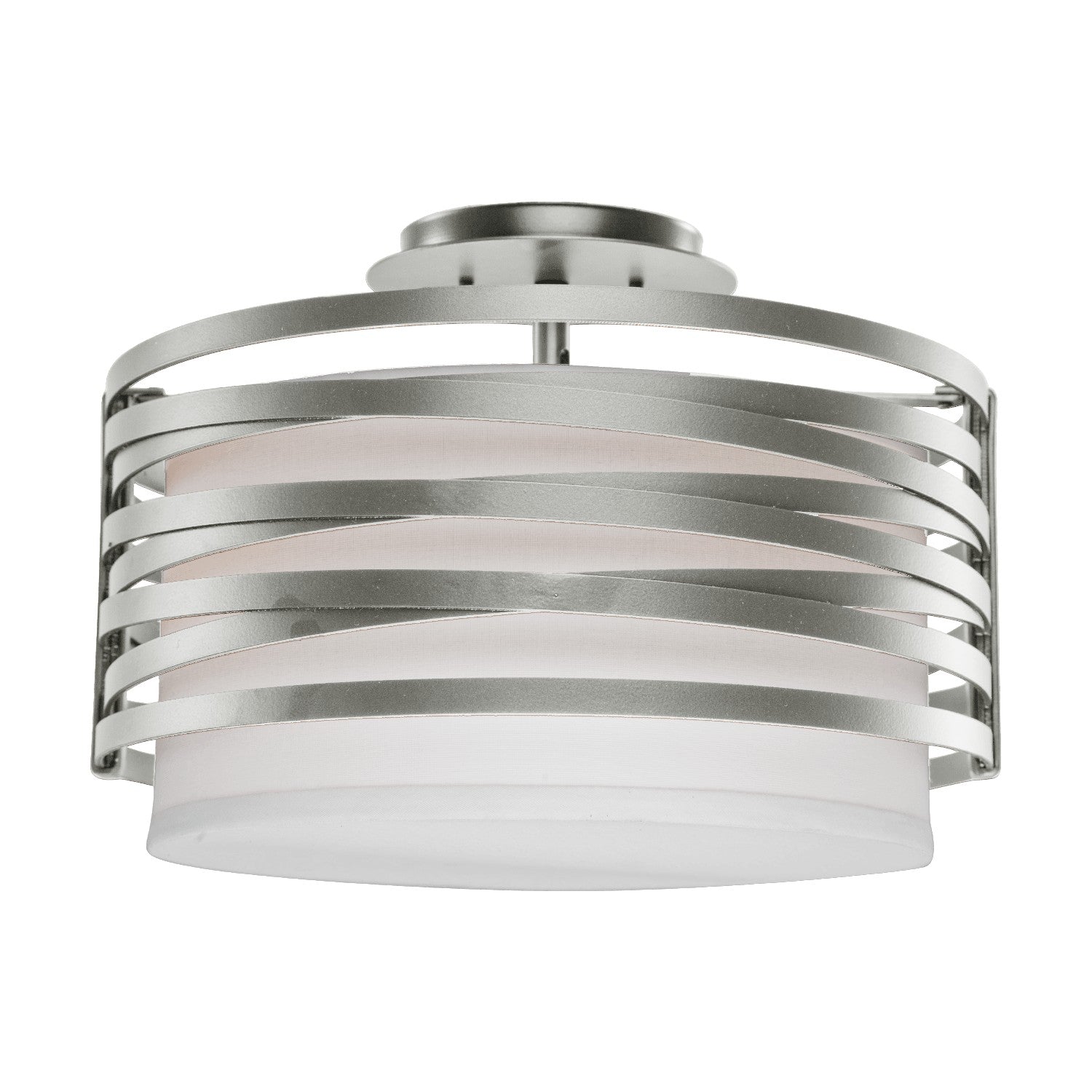Hammerton Studio - CLB0013-14-CS-SH-E2 - Semi-Flush Mount - Tempest - Classic Silver