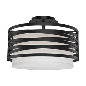 Hammerton Studio - CLB0013-14-GP-SH-E2 - Semi-Flush Mount - Tempest - Graphite